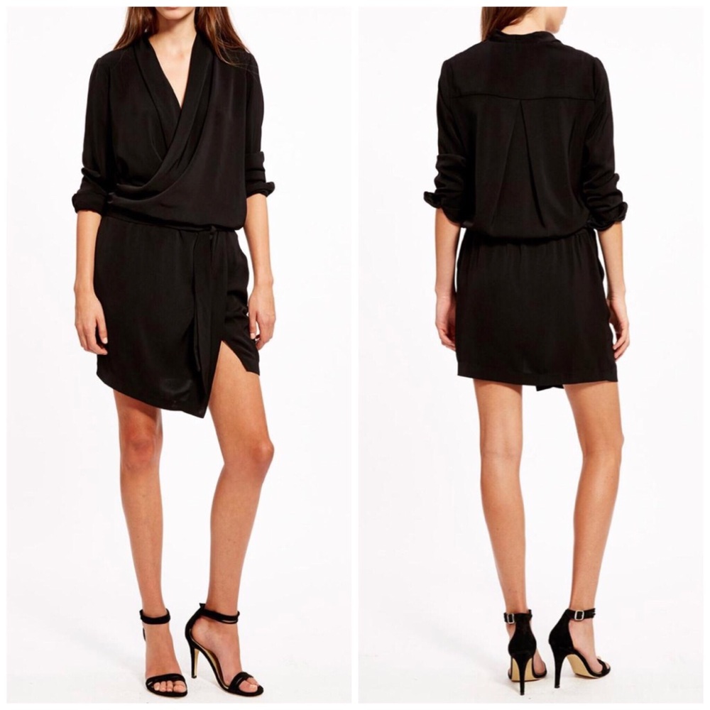 MLM Label Deville Wrap Front Dress Small M1128